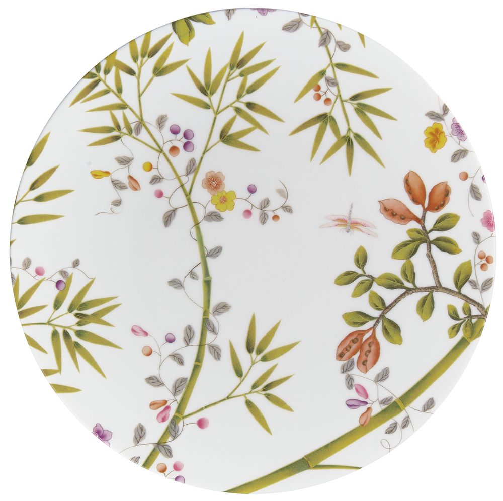 Formal plates -  Paradis - Coupe plate flat white background 27 - RAYNAUD