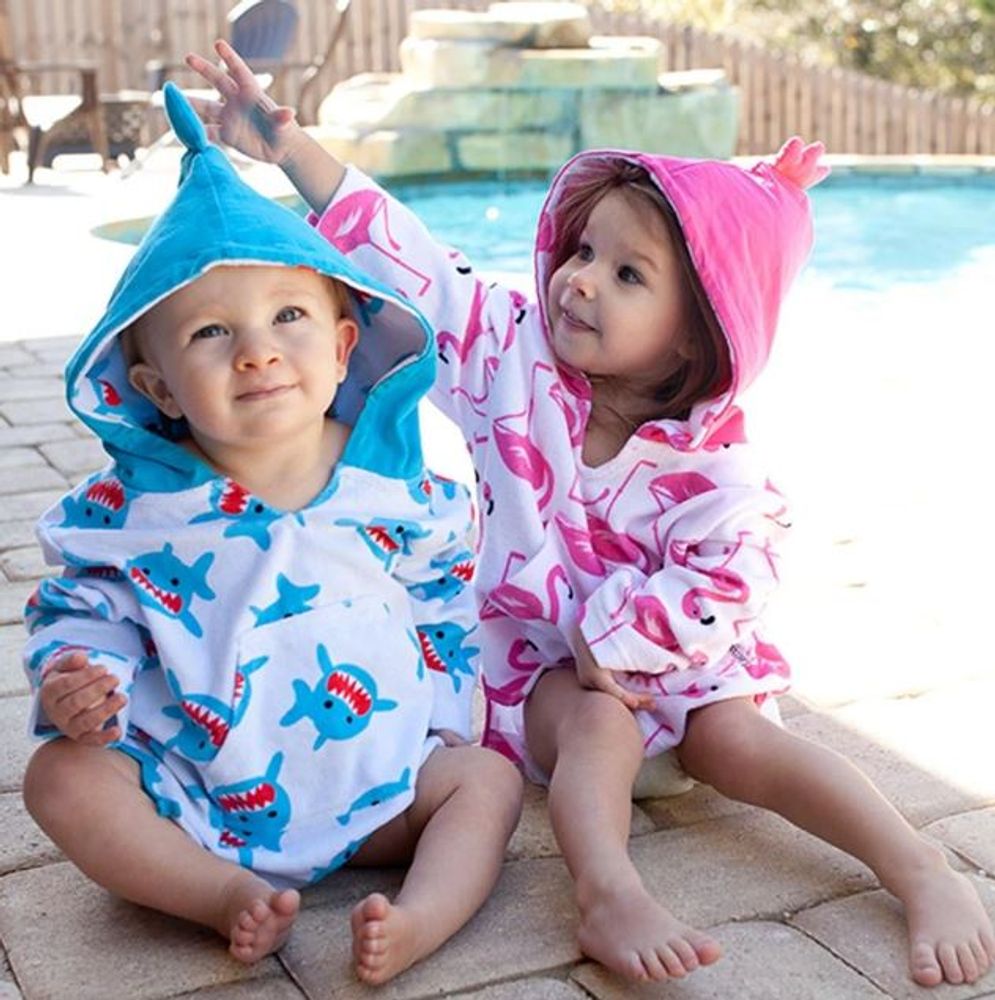 Accessoires enfants - Couvertures/plaids à capuches animaux. - ZOOCCHINI