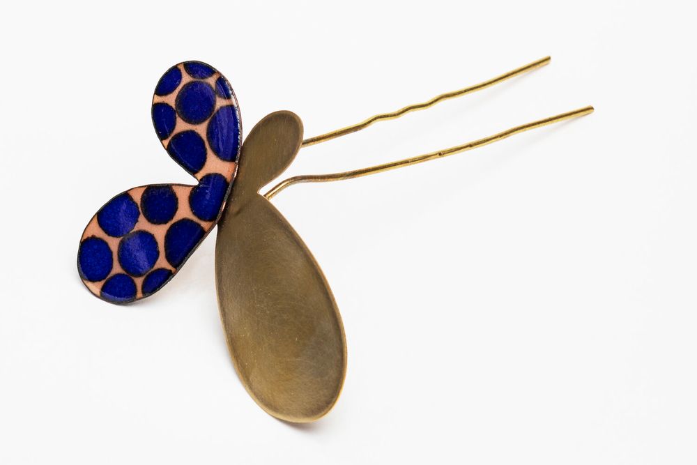 Objets personnalisables - Epingle à cheveux papillon - ELZA PEREIRA