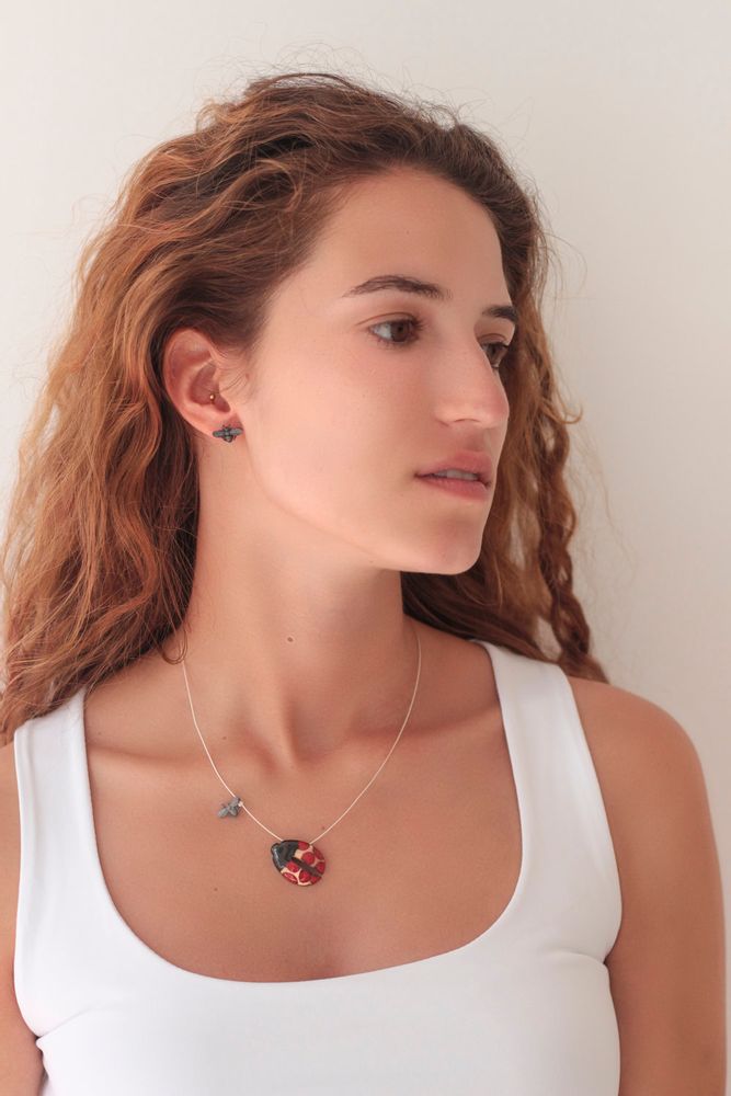 Jewelry - Ladybug Necklace - ELZA PEREIRA