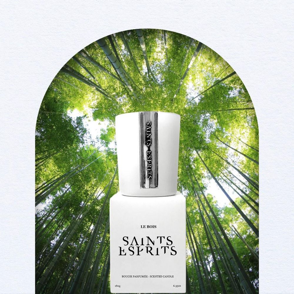Bougies - LE BOIS - Bougie parfumée 180g. - SAINTS ESPRITS