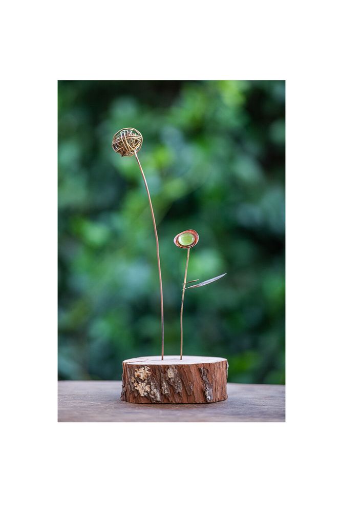 Floral decoration - Trunk Base Sculpture - ELZA PEREIRA