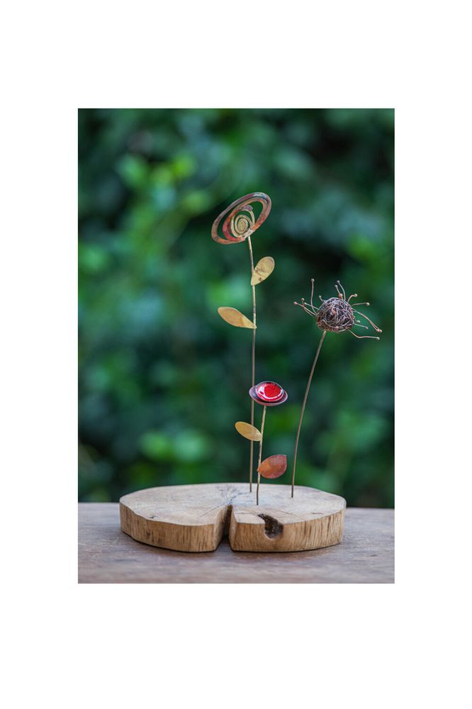 Floral decoration - Trunk Base Sculpture - ELZA PEREIRA