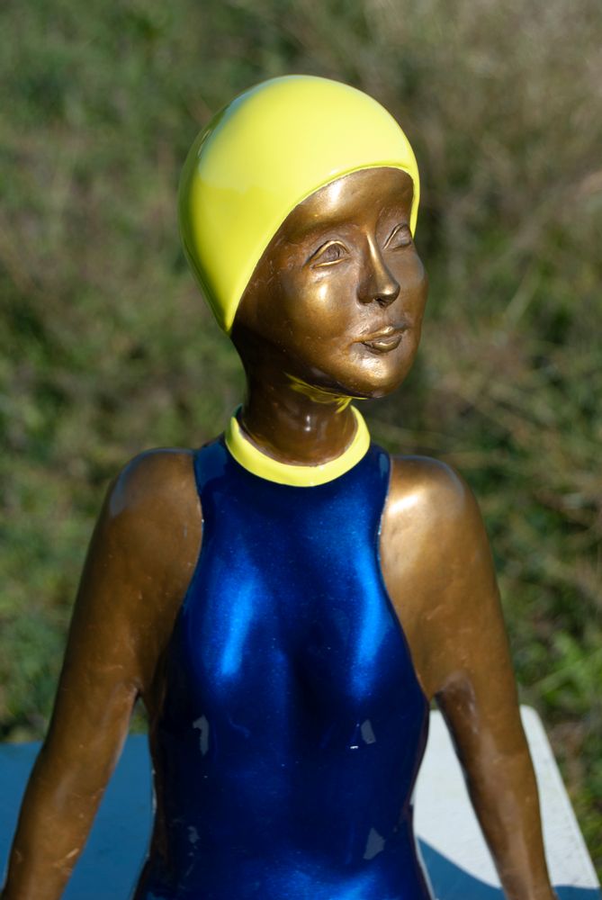 Sculptures, statuettes et miniatures - La sculpture du plongeur - RONAYETTE MARIE-NOELLE