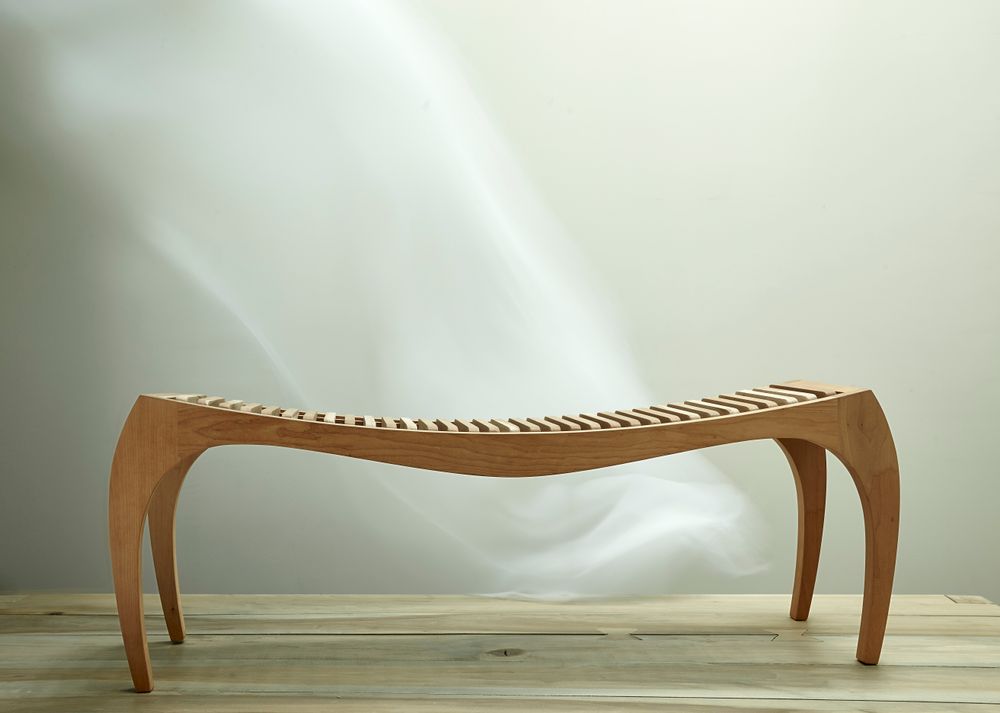 Dining Tables - RUMBO wooden bench, bench for entrance hall, bench for the bedroom, - VAN DEN HEEDE-FURNITURE-ART-DESIGN