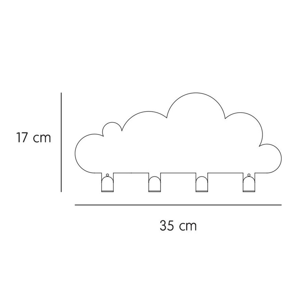 Other wall decoration - Big cloud coat rack - TRESXICS