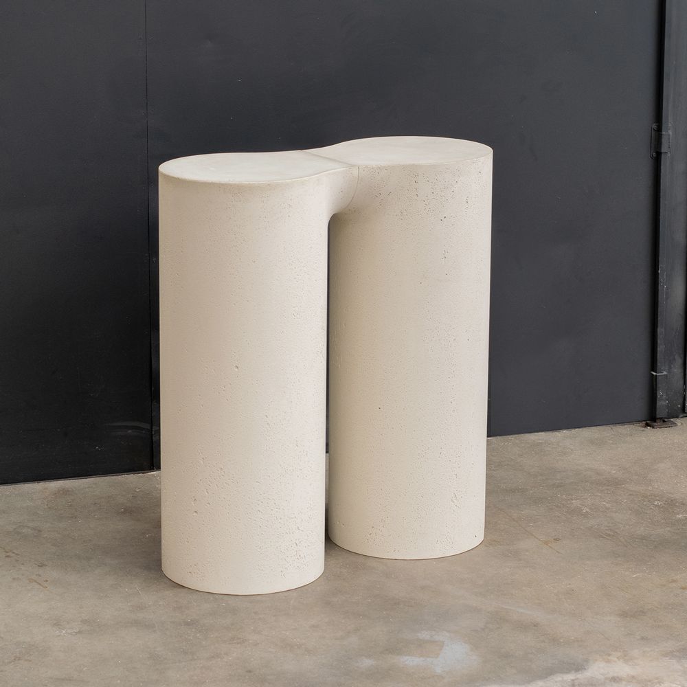 Console table - Luo sofa end - (concrete) (sur-mesure) - MANUFACTURE XXI