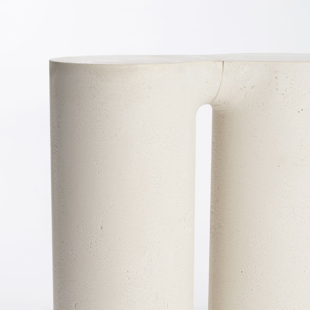 Console table - Luo sofa end - (concrete) (sur-mesure) - MANUFACTURE XXI