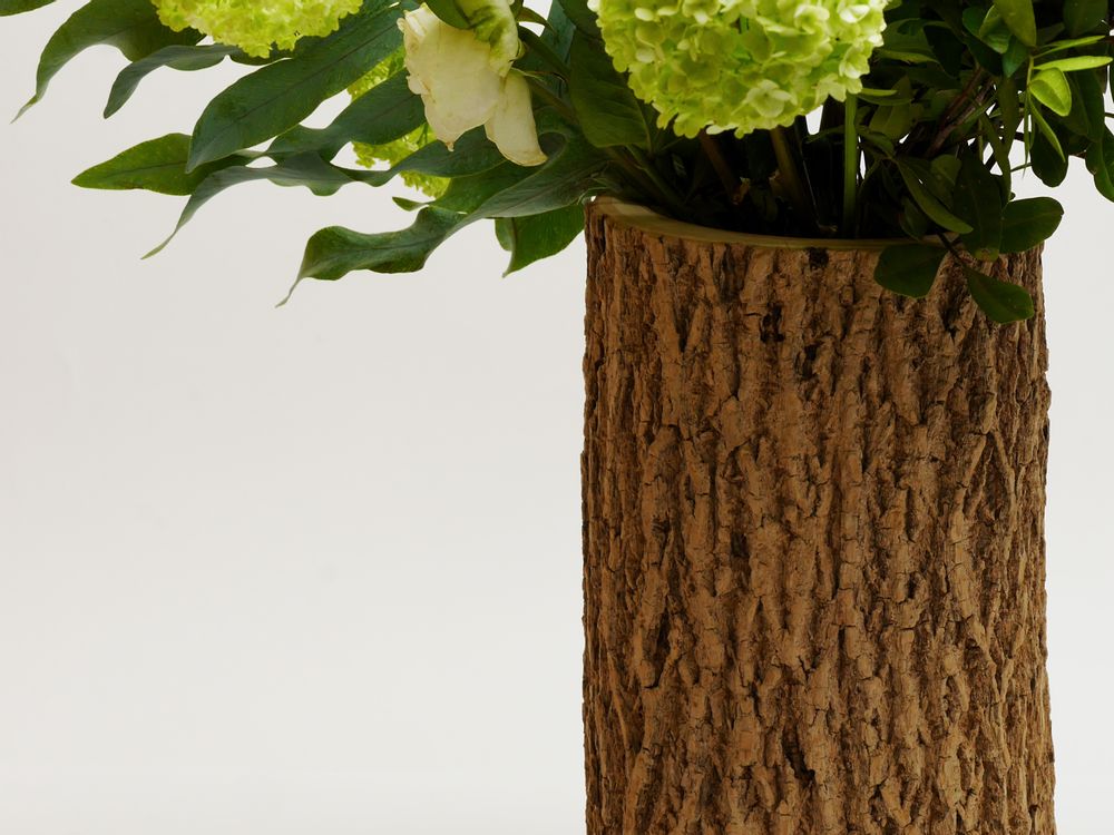 Vases - ROCKY wooden vase (waterproof and shockproof) - WOOD MOOD | :DODOMOOM