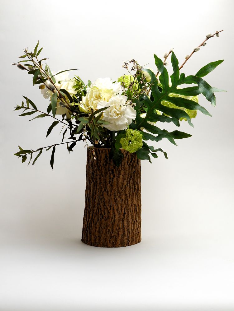 Vases - ROCKY wooden vase (waterproof and shockproof) - WOOD MOOD | :DODOMOOM