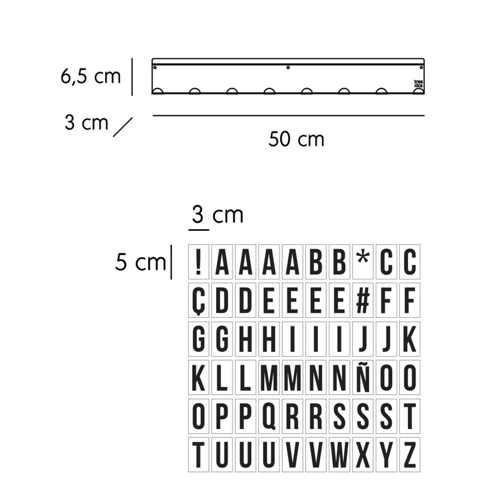 Other wall decoration - Plain coat rack - TRESXICS