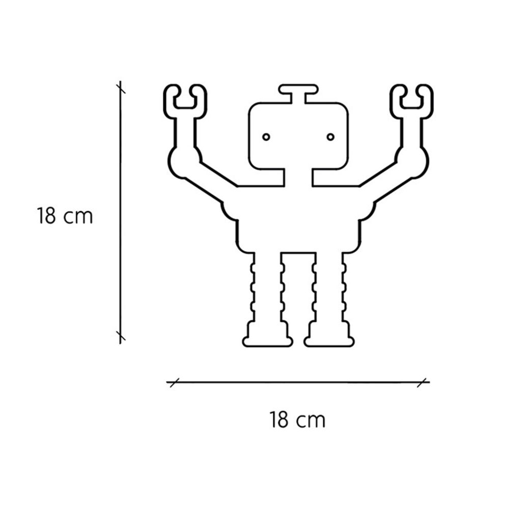Autres décorations murales - Support mural Robot Q1 - TRESXICS