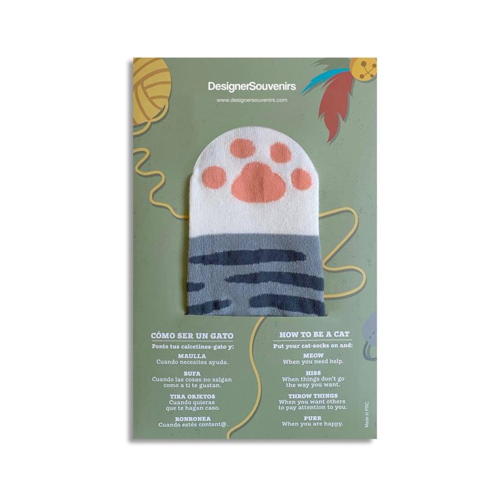 Gifts - "Be a cat" Cat-Socks - DESIGNER SOUVENIRS