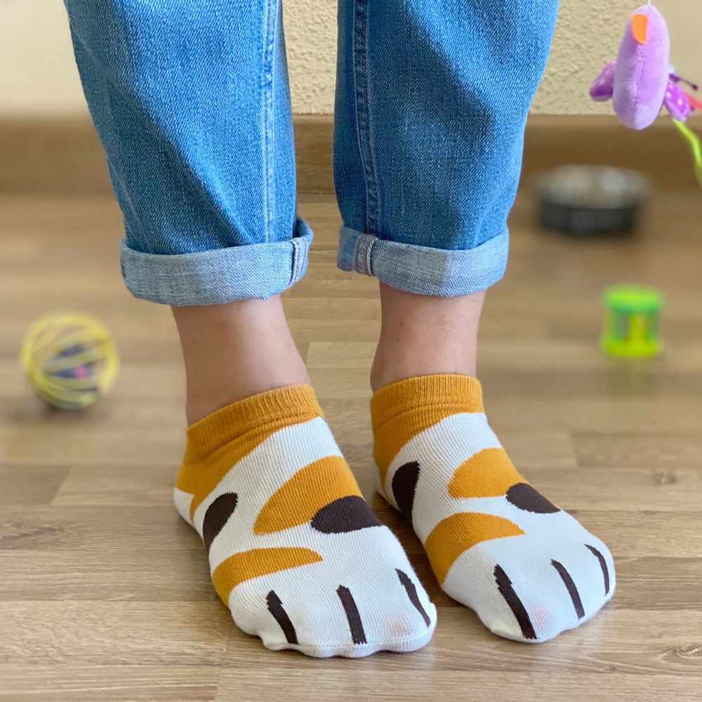 Cadeaux - Chaussettes pour chat « Be a Cat » - DESIGNER SOUVENIRS