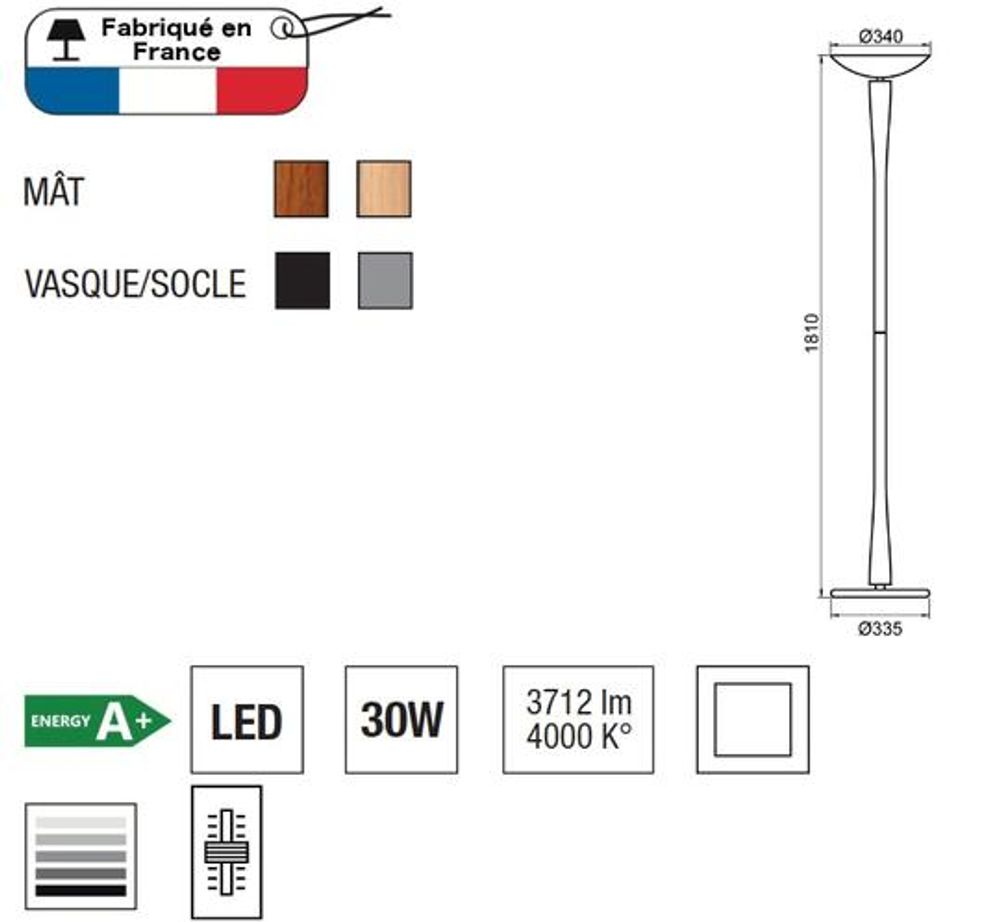 Decorative objects - EDEN LED Floor Lamp - ALUMINOR