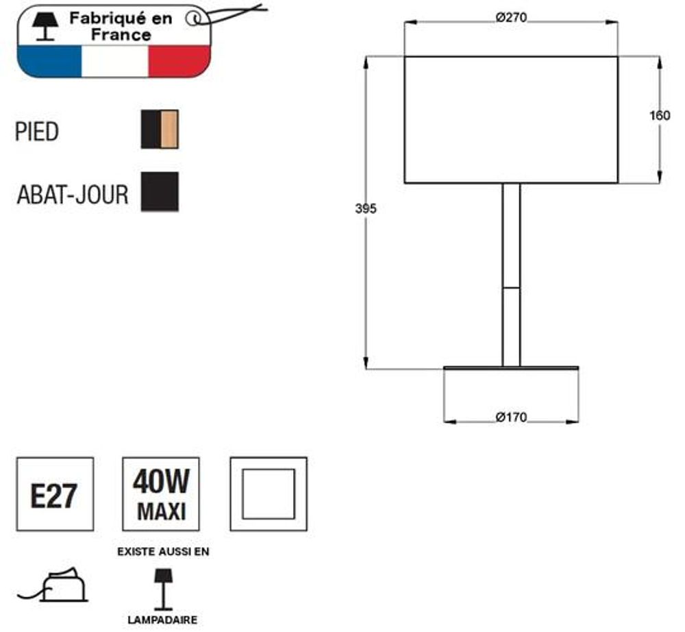 Objets de décoration - Lampe à poser MIKADO LT - ALUMINOR