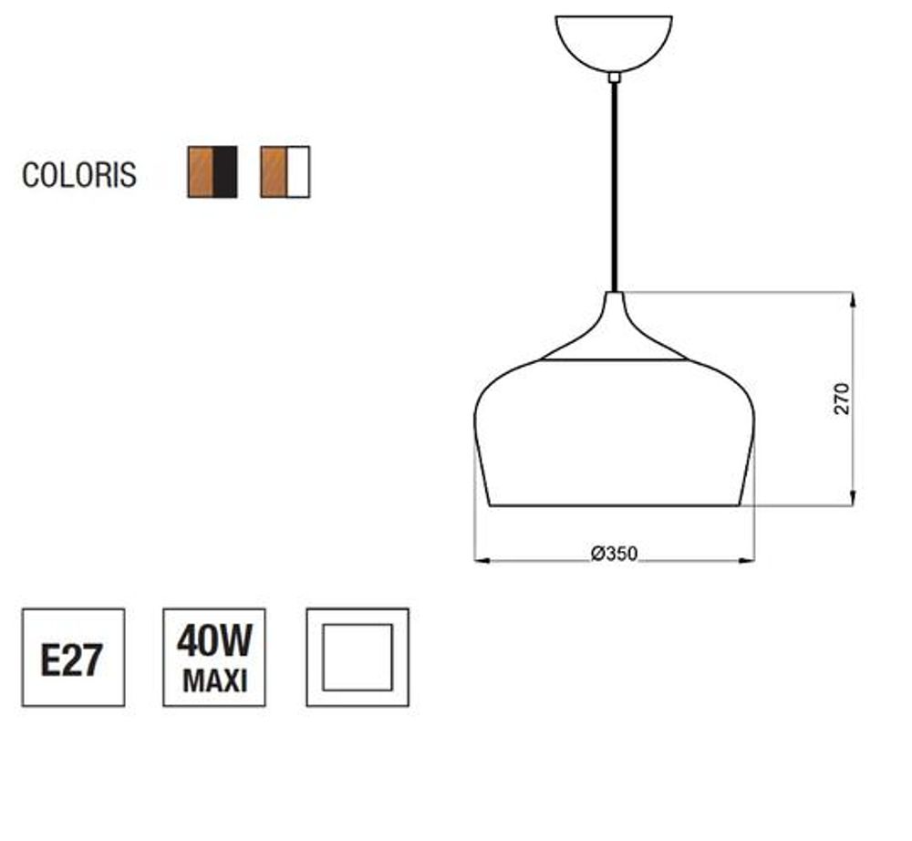 Objets de décoration - Suspension VOLTIGE S - ALUMINOR