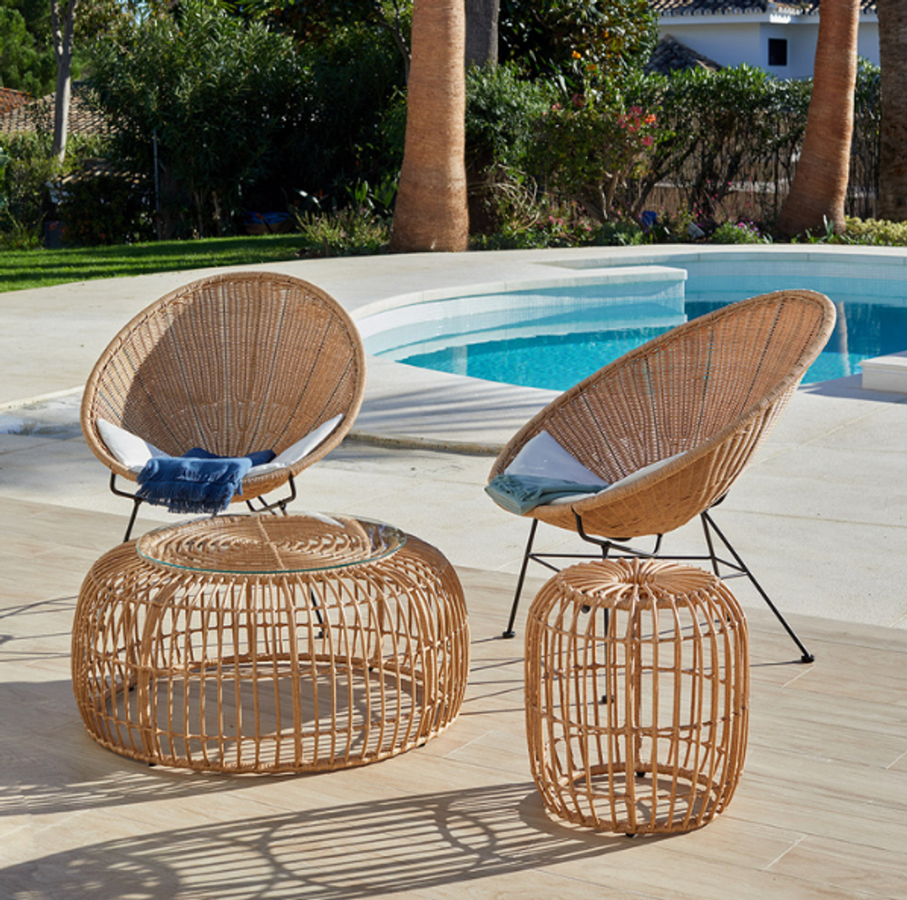 Lounge chairs for hospitalities & contracts - ARMCHAIR OVALO - CRISAL DECORACIÓN