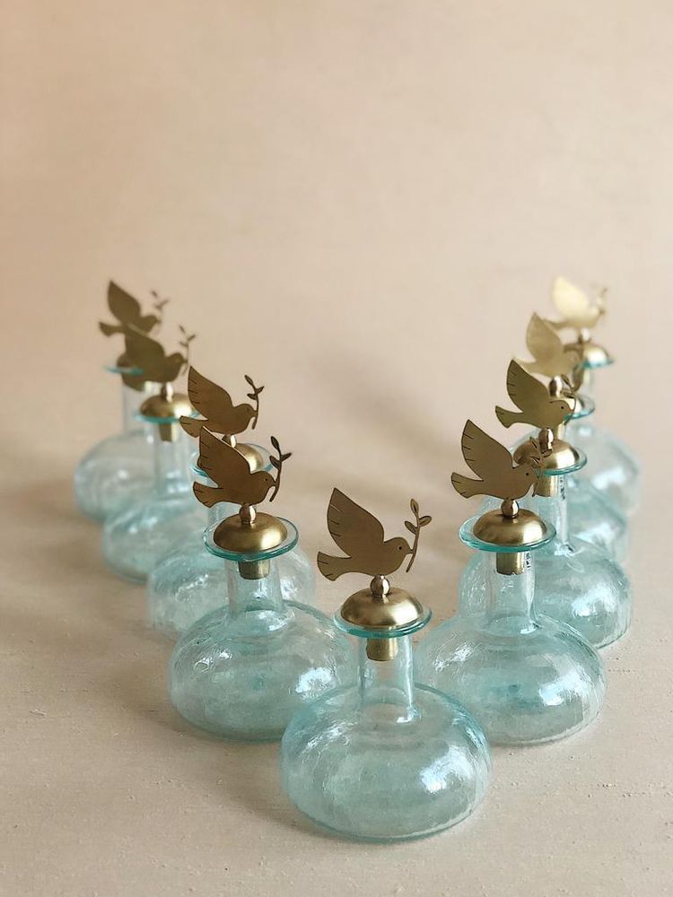 Pièces uniques - Carafe en verre recyclé - ASMA'S CRAFTS