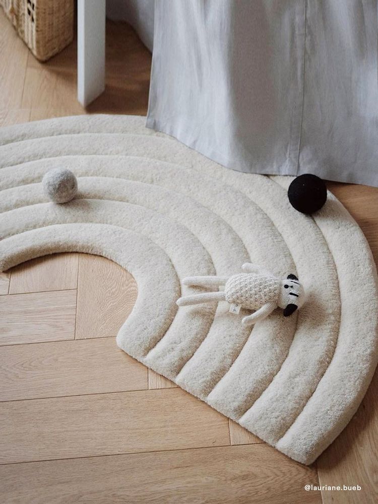 Chambres d'enfants - Tapis Arc-en-ciel Naturel - MAISON DEUX X TEUN ZWETS