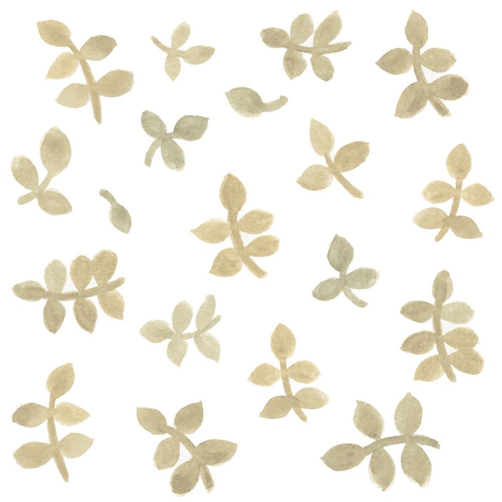 Objets déco enfant - Watercolor irregular leaves wall sticker. - TRESXICS