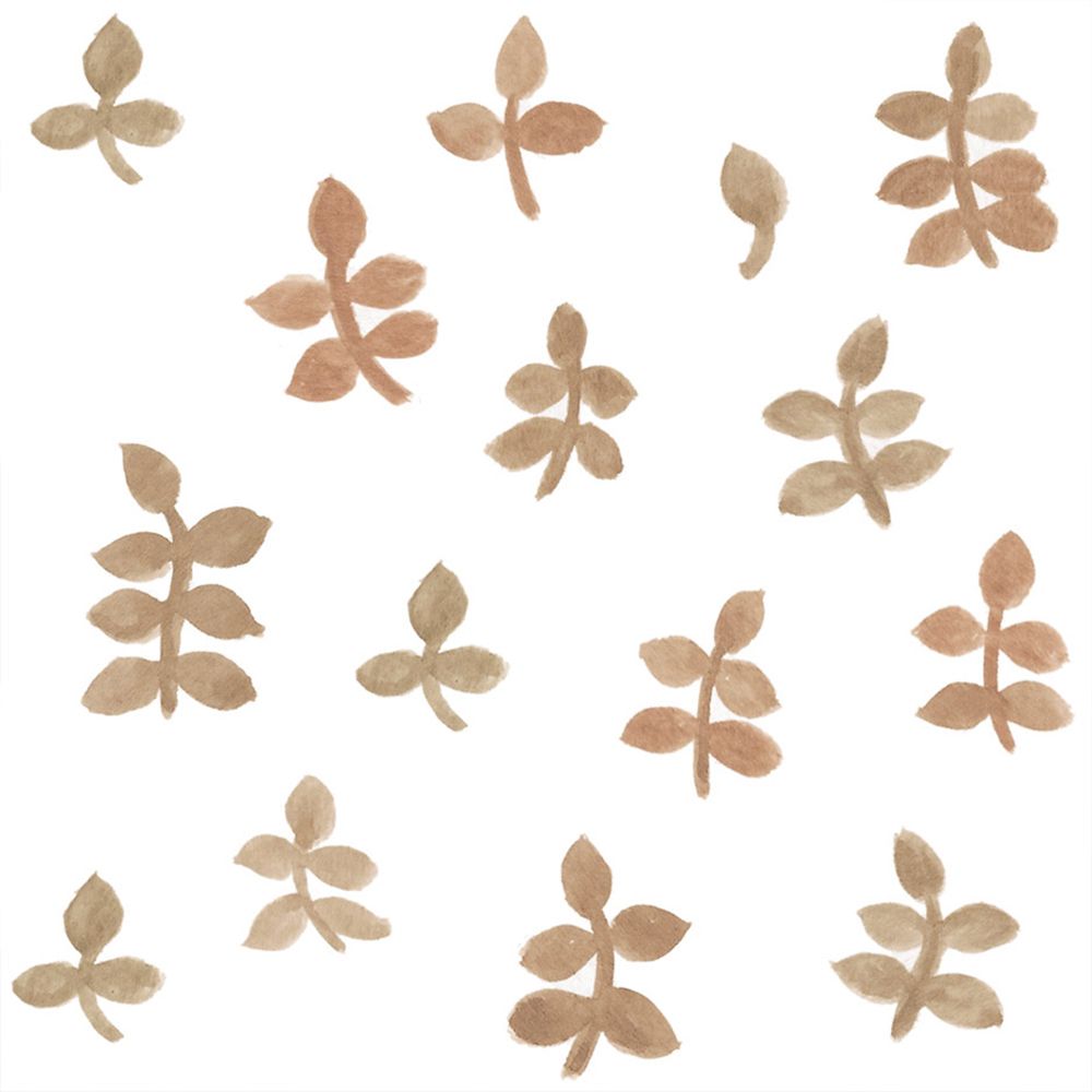 Objets déco enfant - Watercolor irregular leaves wall sticker. - TRESXICS