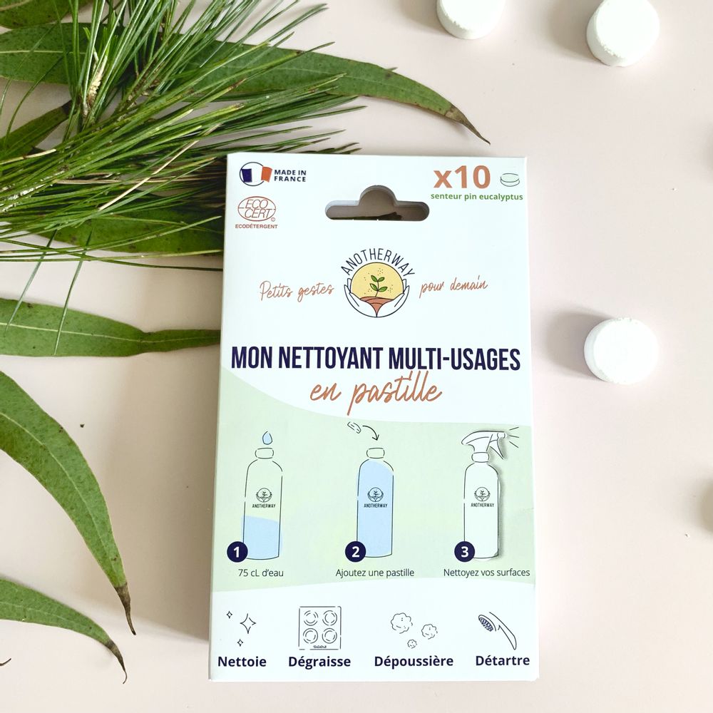 Accessoires à poser - Mon Nettoyant multi-usages écologique en pastille - ANOTHERWAY