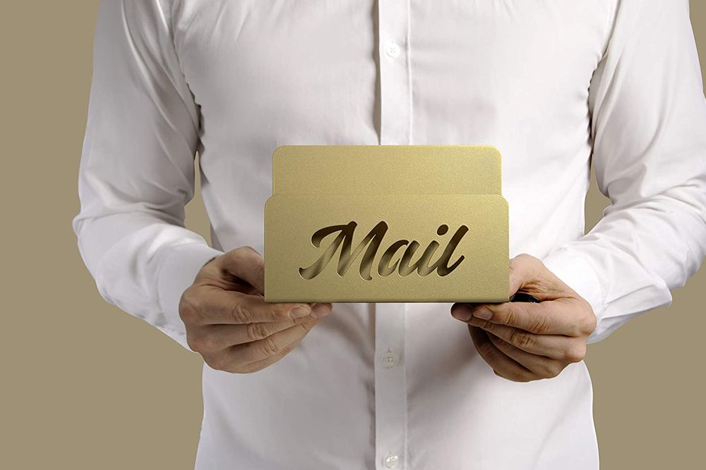 Trays - Minimalistic Simple Design Metal Mail Holder and Desk Organiser - OUTSPIRATIONS