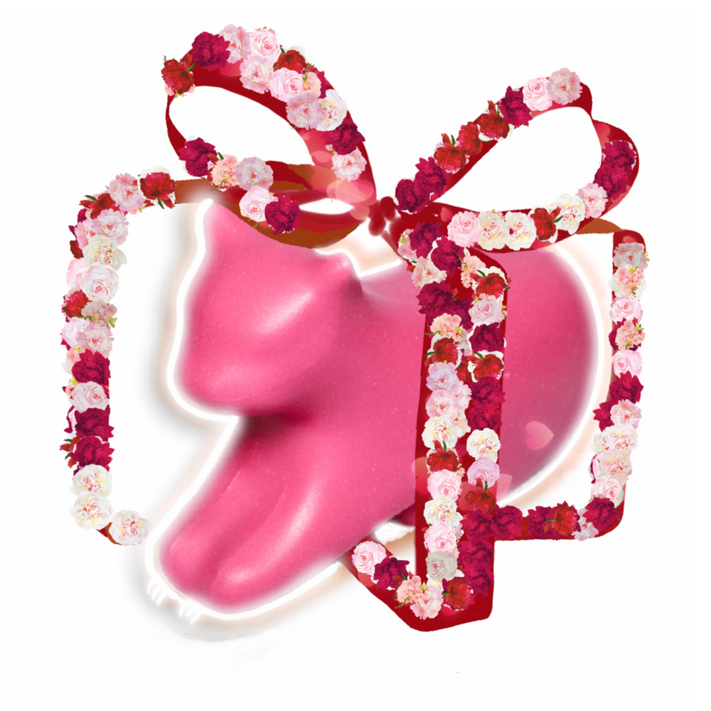 Objets design - Chat Ty Shee Zen Rose Pailleté - TY SHEE ZEN