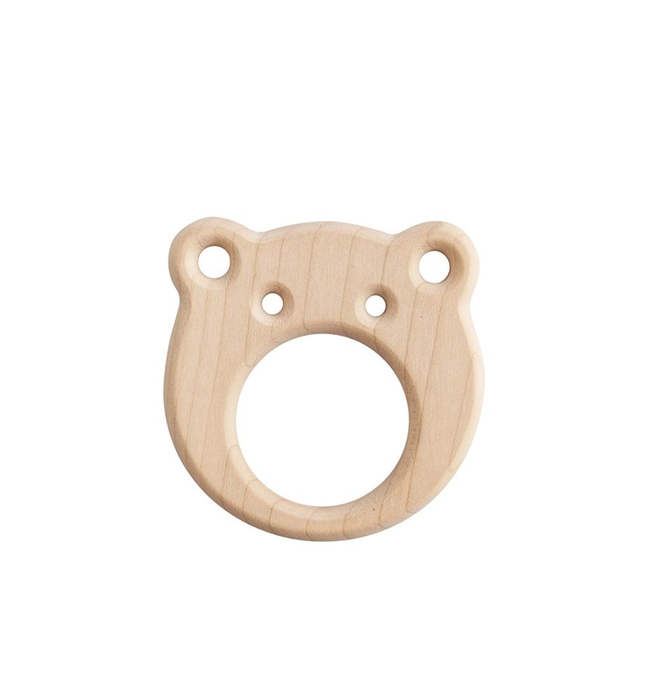 Toys - Wooden teether – Frisky frog - OOH NOO
