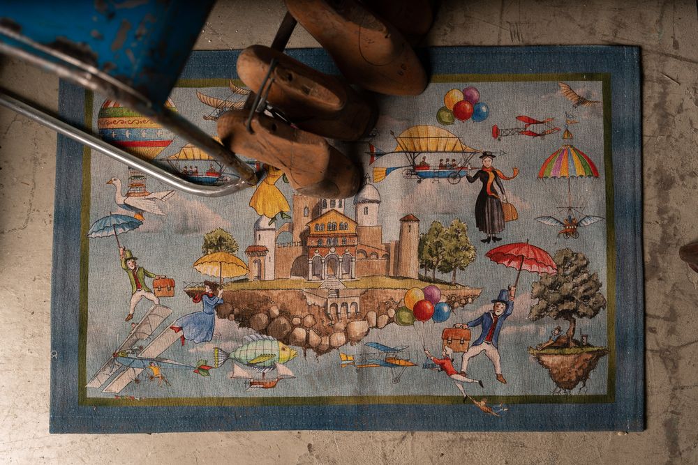 Contemporary carpets - TIPTAPP rugs - TESSITURA TOSCANA TELERIE