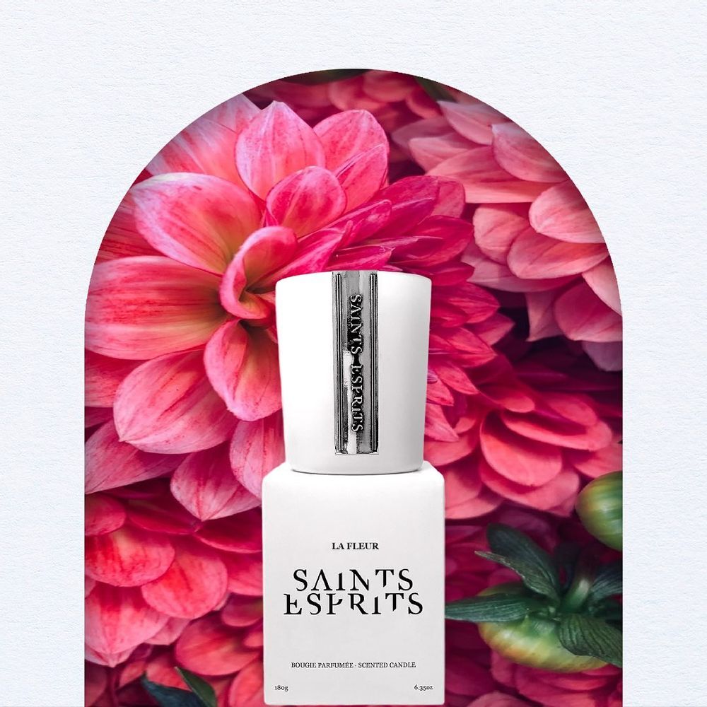 Candles - FLOWER - scented candle 180g - SAINTS ESPRITS