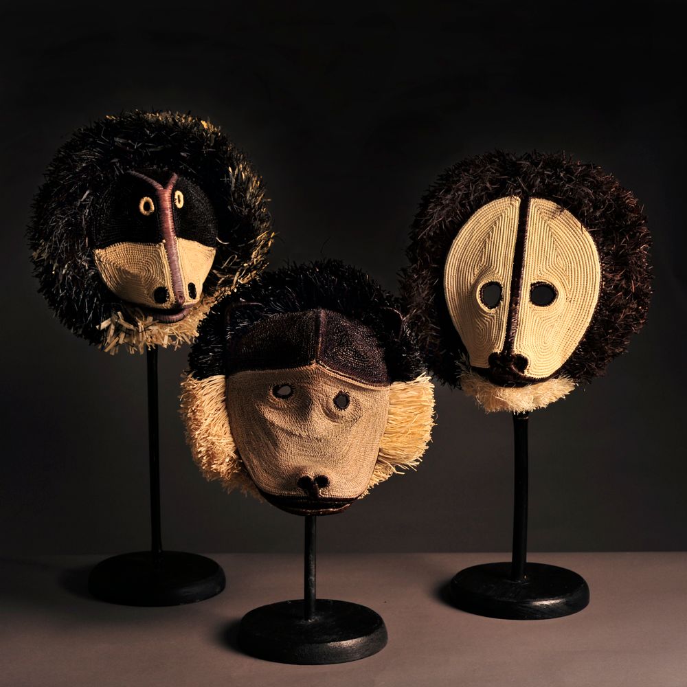 Pièces uniques - MASQUE DE SINGE DE LA FORÊT TROPICALE - ETHIC & TROPIC CORINNE BALLY