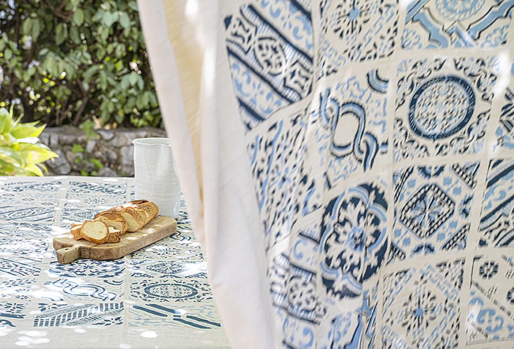 Linge de table textile - Nappe Maiolica - COLORI DEL SOLE