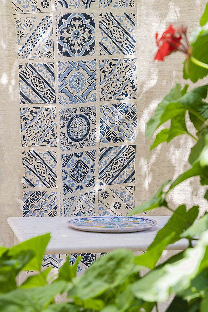 Linge de table textile - Nappe Maiolica - COLORI DEL SOLE