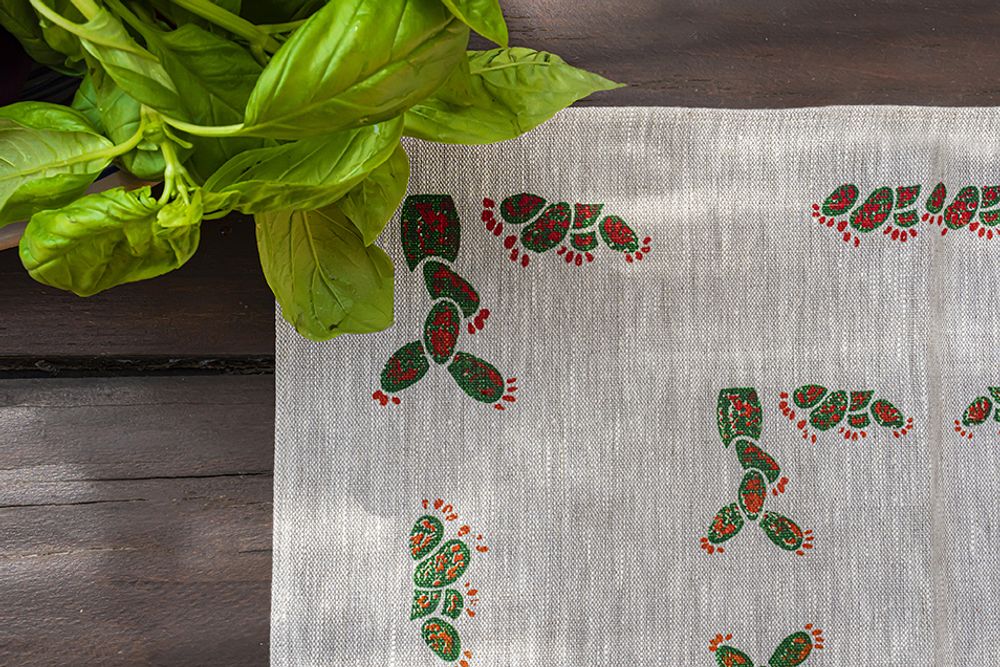 Linge de table textile - ensemble de nappe fichidindia - COLORI DEL SOLE