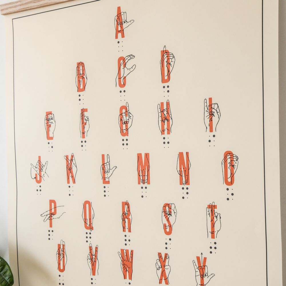 Objets de décoration - Affiches alphabets multiples - PAPPUS ÉDITIONS