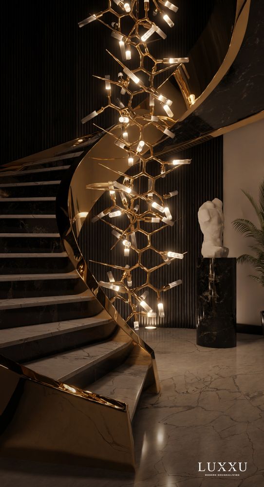 Hanging lights - Shard Chandelier - LUXXU MODERN DESIGN & LIVING