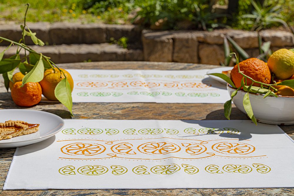 Kitchens furniture - Arance Tablecloths Set - COLORI DEL SOLE