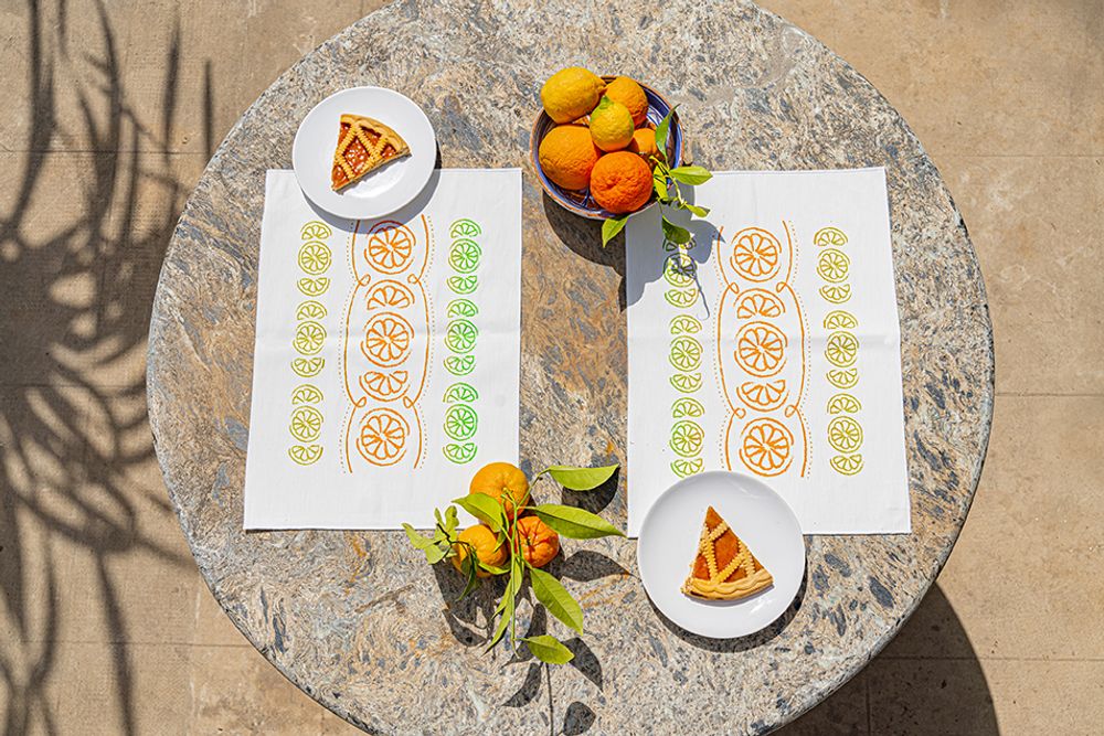 Kitchens furniture - Arance Tablecloths Set - COLORI DEL SOLE