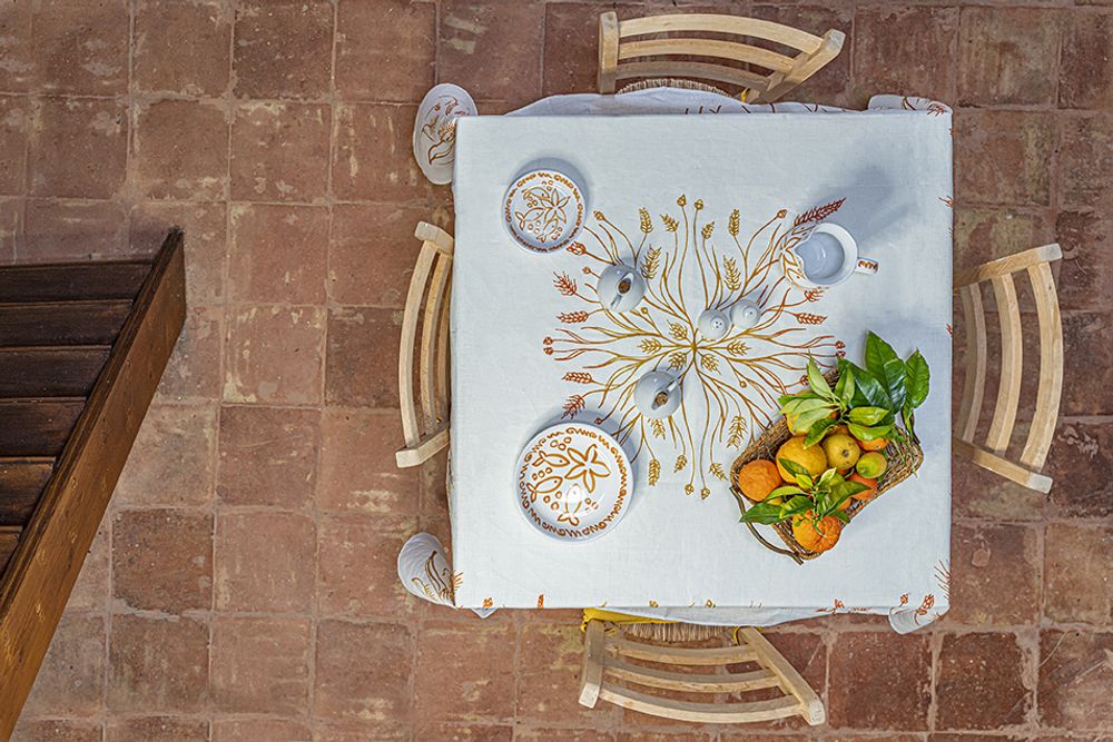 Kitchens furniture - Spighe tablecloth - COLORI DEL SOLE
