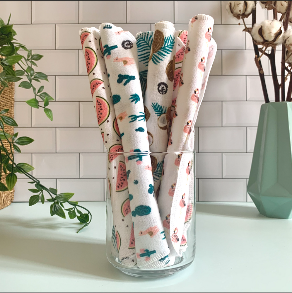 Kitchen linens - Washable and reusable paper towels - ANOTHERWAY