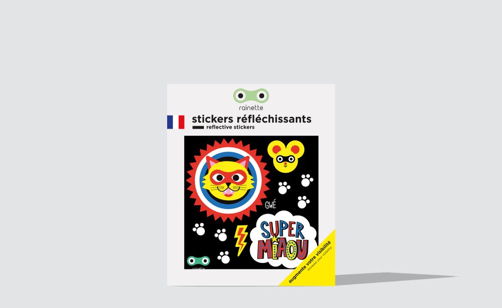 Kids accessories - Reflective Stickers - Small Boards - RAINETTE