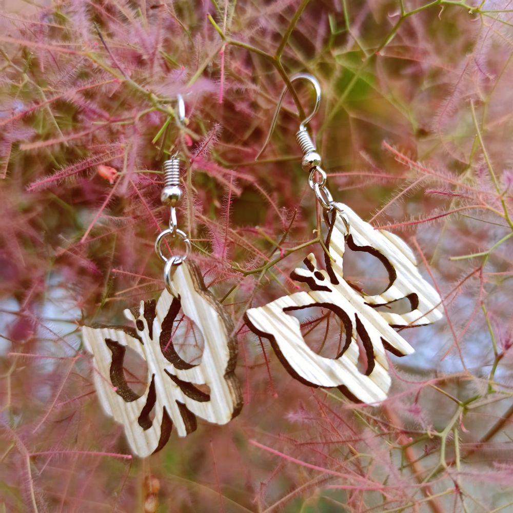 Jewelry - Earrings made of Palm trees leaves - ARECABIO