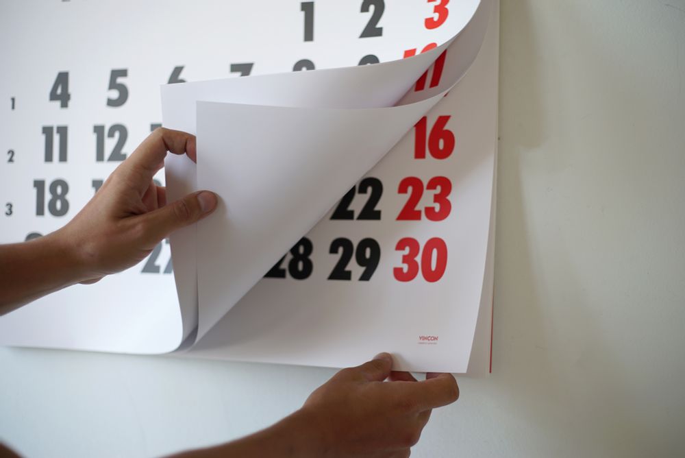 Papeterie bureau - CALENDRIER VINÇON 2021 - OCTAGON DESIGN