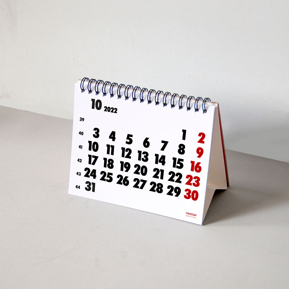 Papeterie bureau - CALENDRIER VINÇON 2021 - OCTAGON DESIGN