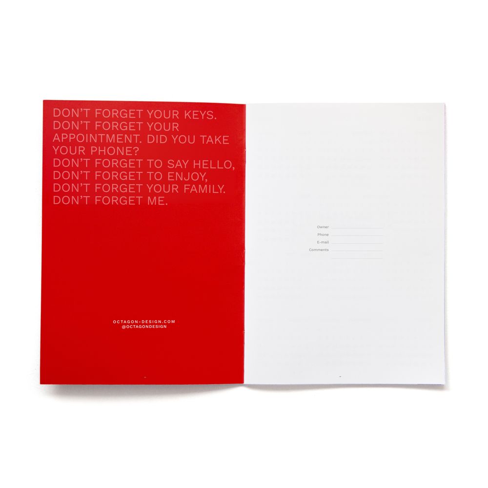 Papeterie bureau - PLANIFICATEUR MENSUEL (21 SEPTEMBRE AU 22 AOÛT) - OCTAGON DESIGN