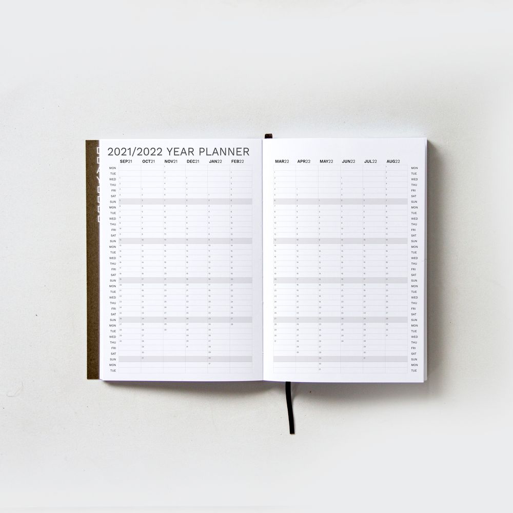 Papeterie bureau - PLANIFICATEUR HEBDOMADAIRE (21 SEPTEMBRE AU 22 AOÛT) - OCTAGON DESIGN