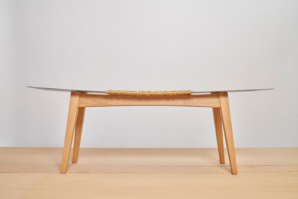 Benches for hospitalities & contracts - wooden and steel bench, wooden bench VOL2 - VAN DEN HEEDE-FURNITURE-ART-DESIGN