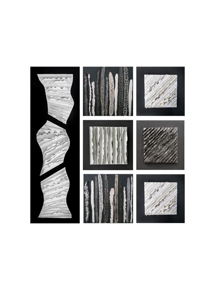 Ceramic - Porcelain Paintings “Crossroads” collection - GUENAELLE GRASSI
